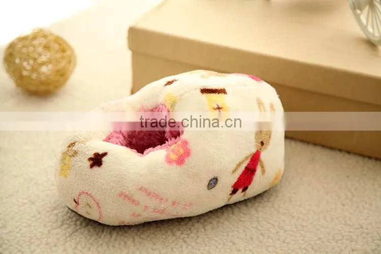2015 printing soft sole warm plush casual shoes