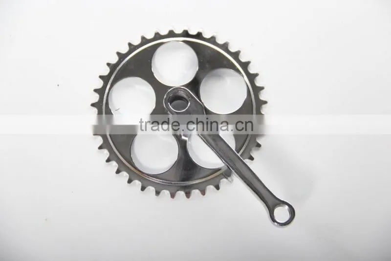 Durable bicycle chainwheel and crank/chainwheel set/crank set