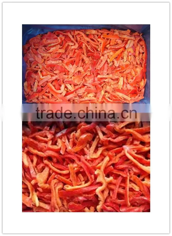 Supply good quality IQF Red Pepper sliced with best price