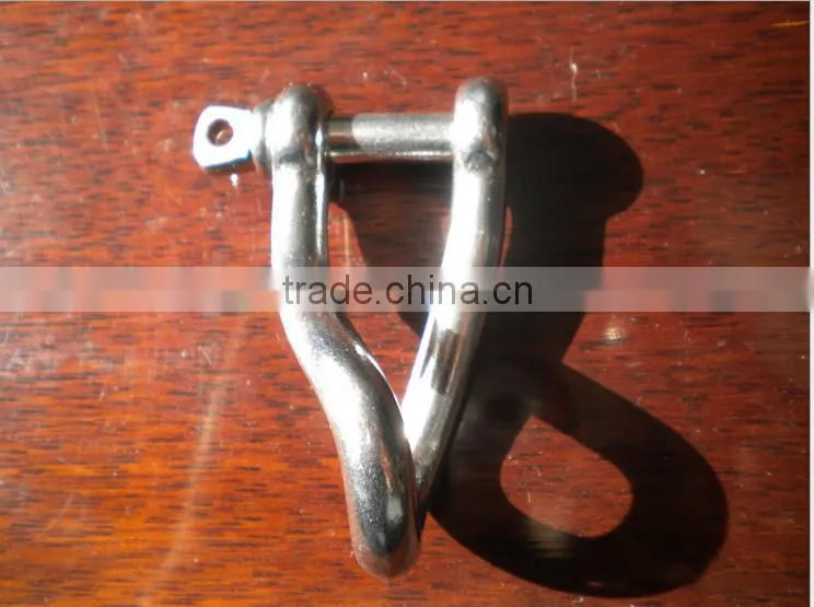 Stainless Steel Twisted Shackle