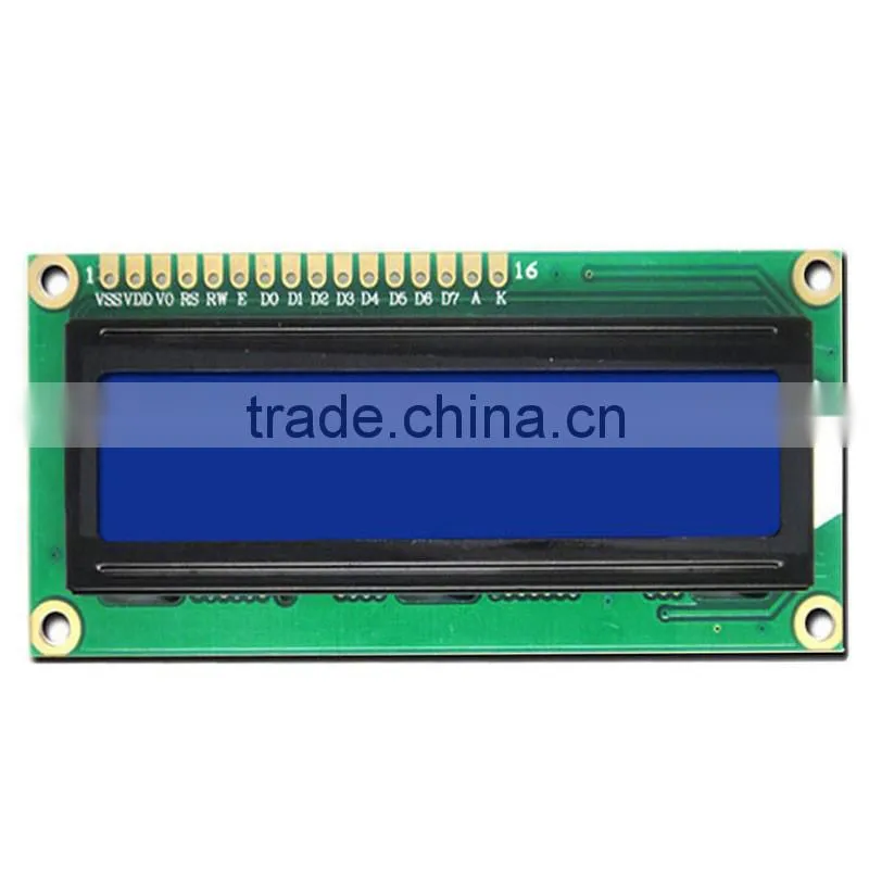 oled screens with graphic and 16x2 glass used industrial lcd