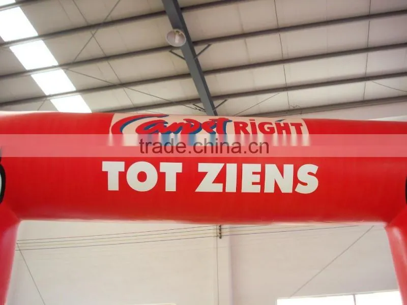 2016 high quality inflatable advertising arch for sale