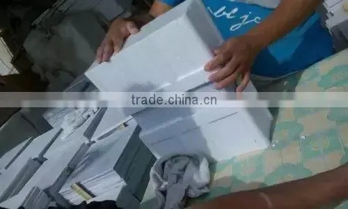 Good quality white marble with grey cloud