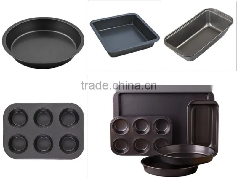 Non-stick 24 Cup Cupcakes ROUND Pan Shapes Mold pan gold Muffin Pan