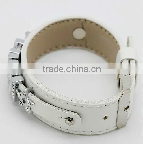 DIY Leather bracelet silk cord bracelet(HB057)