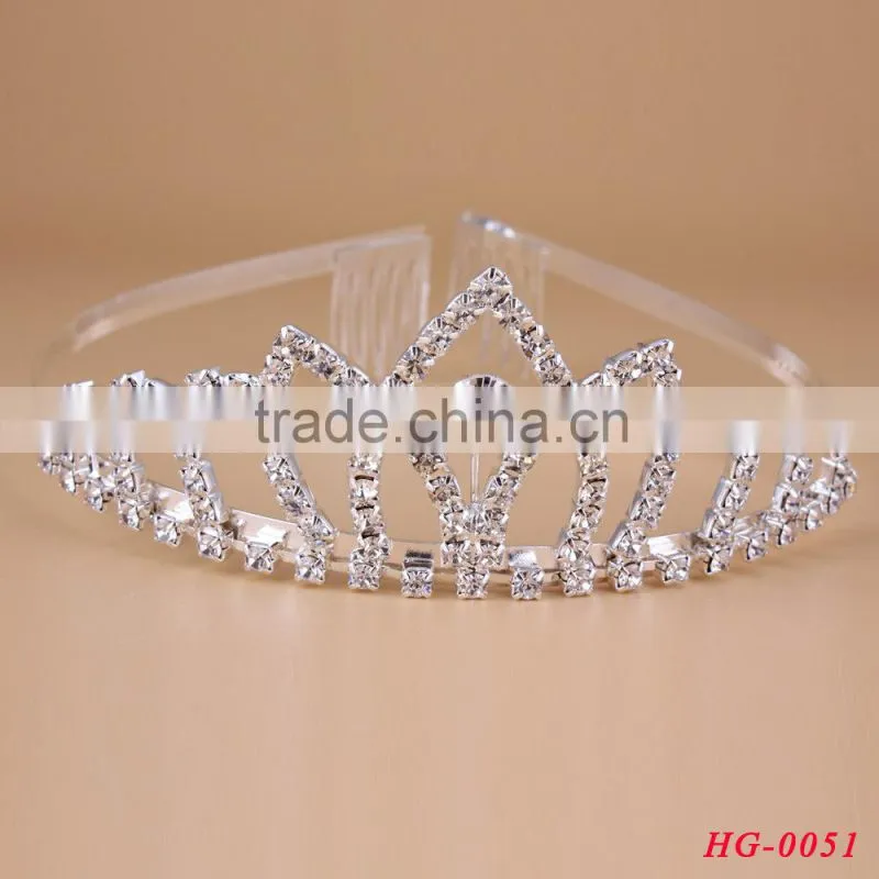 2015 New arrival wedding pageant tiaras crown for sale