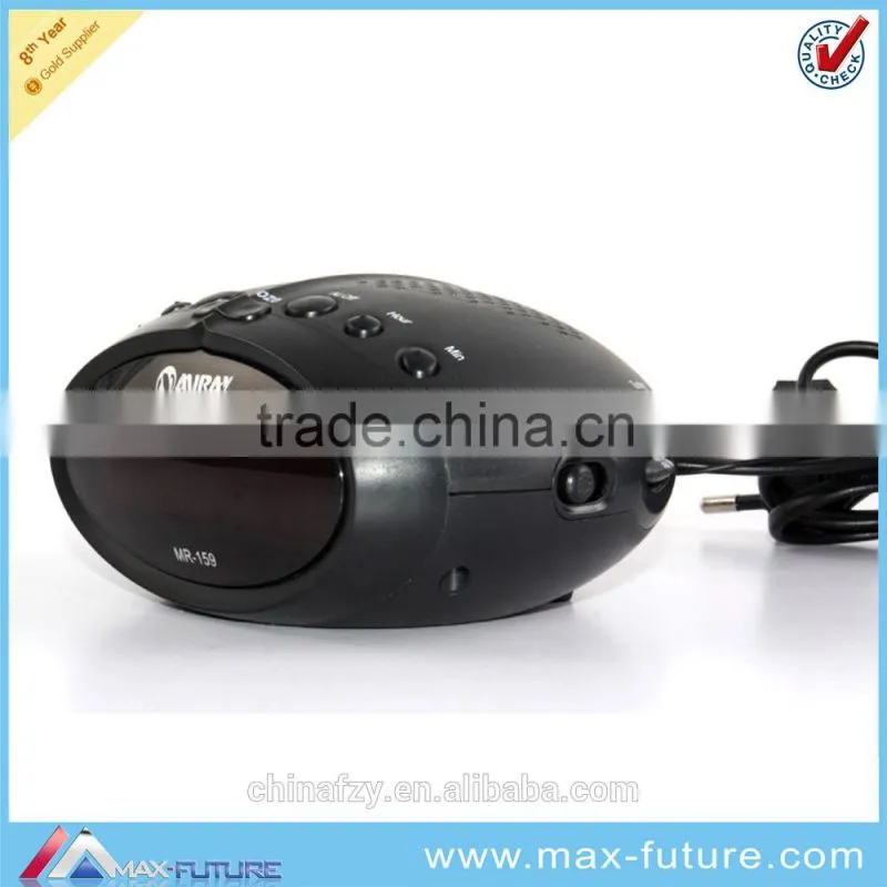 F-1750 0.6 Inch LED Clock Radio,Alarm Clock Radio AM/FM,Alarm/Snooze/Sleep Function
