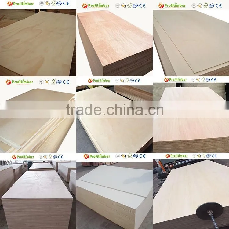 8x4 3mm 4mm Thickness Hardwood Plywood Sheet