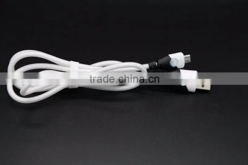 Wholesale price for Samsung micro usb charging cable usb charger with led light, candy colors
