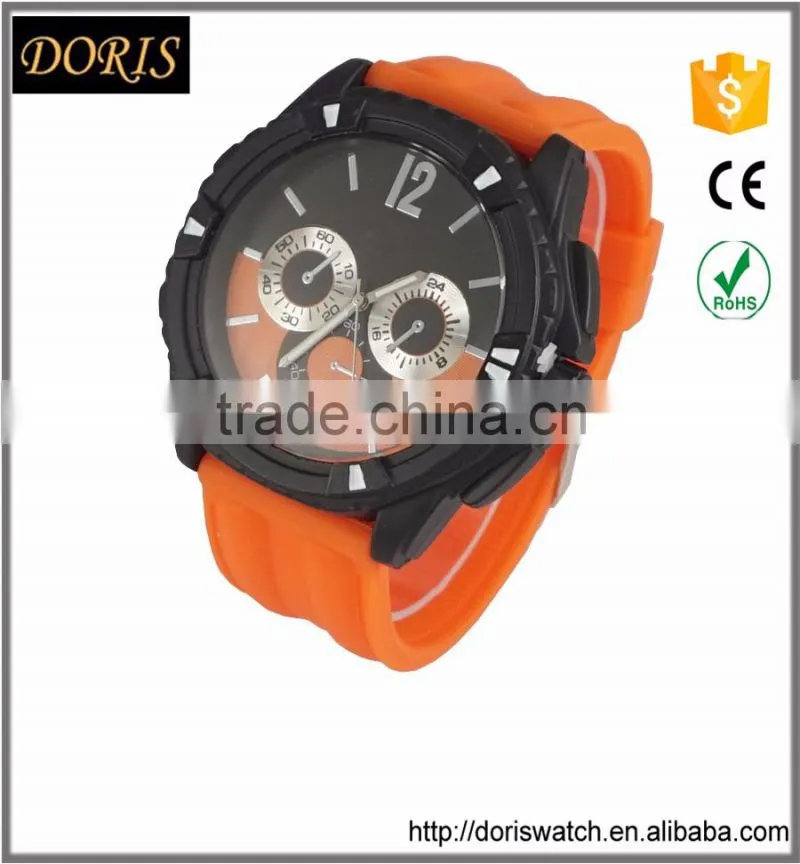 custom newest brand band luxury silicone sport watch