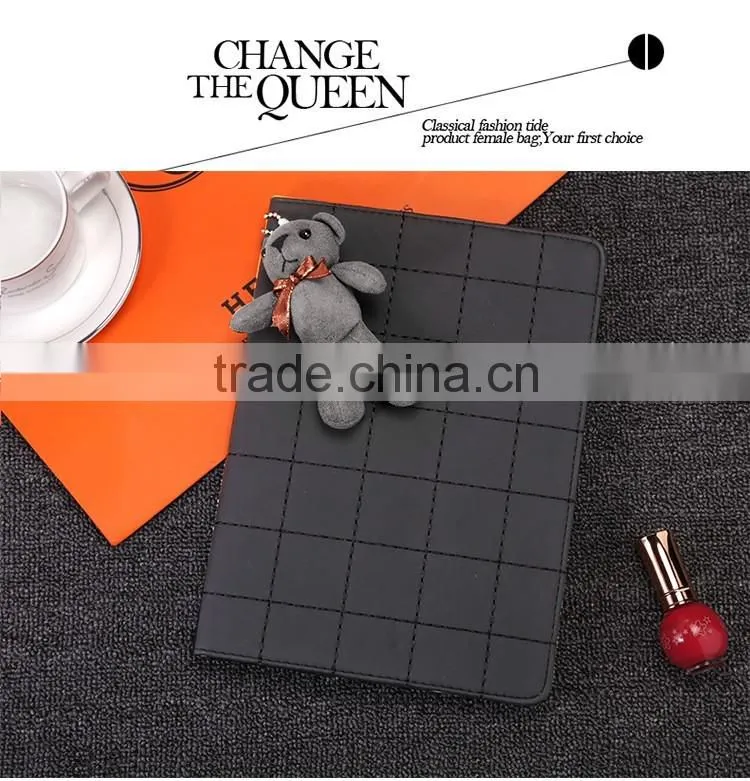 Korean style flip leather cover for ipad mini 4, for mini ipad leather case with holster