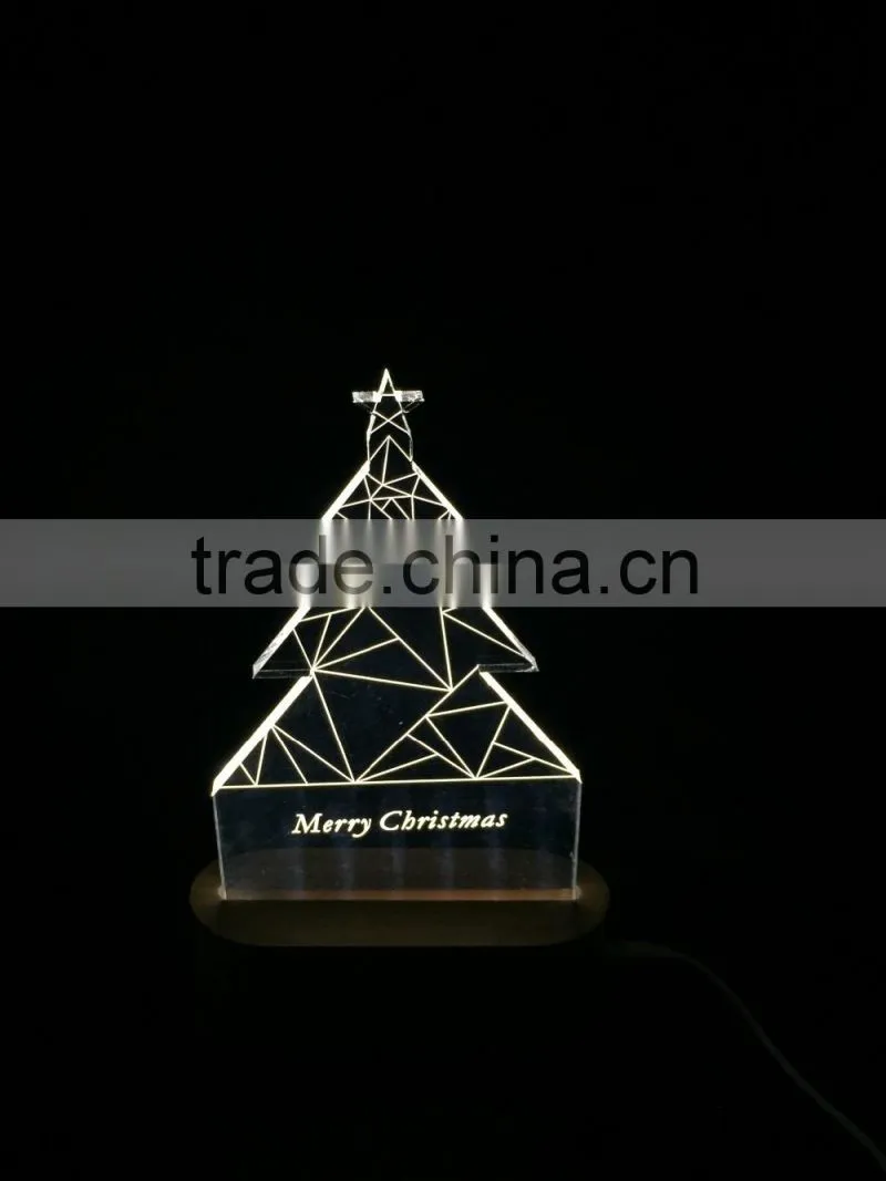 3D lamp acrylic led table lamp