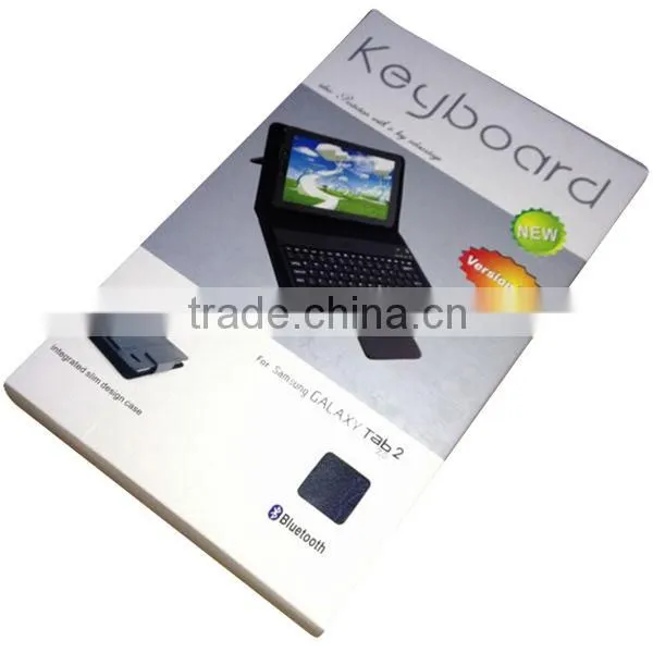 for samsung tab2 tablet keyboard with leather case