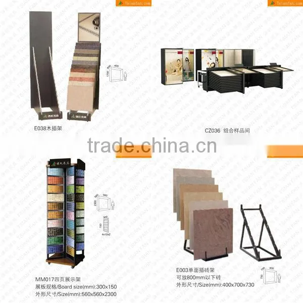 MM065 showroom mosaic tile rack/ booth exhibition /mosaic display rack