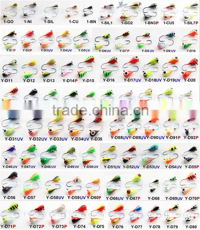 wholesale painted ball ice jig