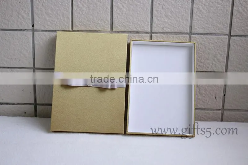 Beautiful gold Wedding Invitation Favour Gift Boxes For Best Chocolate Packaging