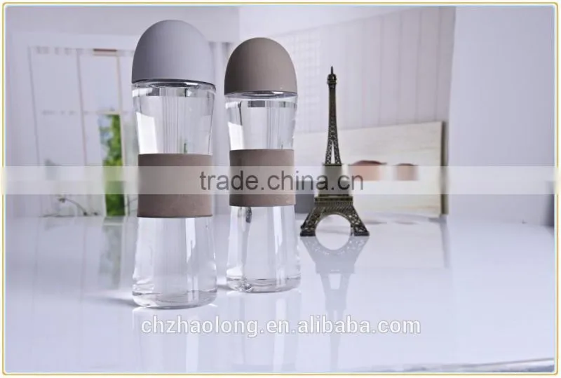 promotional plastic water bottle clear plastic drinking water bottle with fancy design