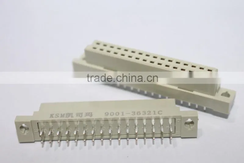 Eurocard connector female v/t 2 row 32 pin