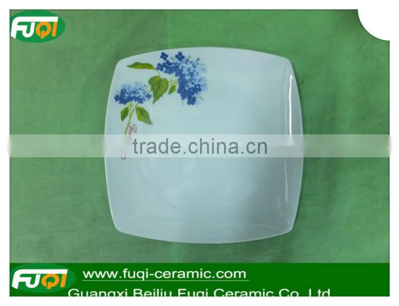 16 pcs square porcelain dinnerware