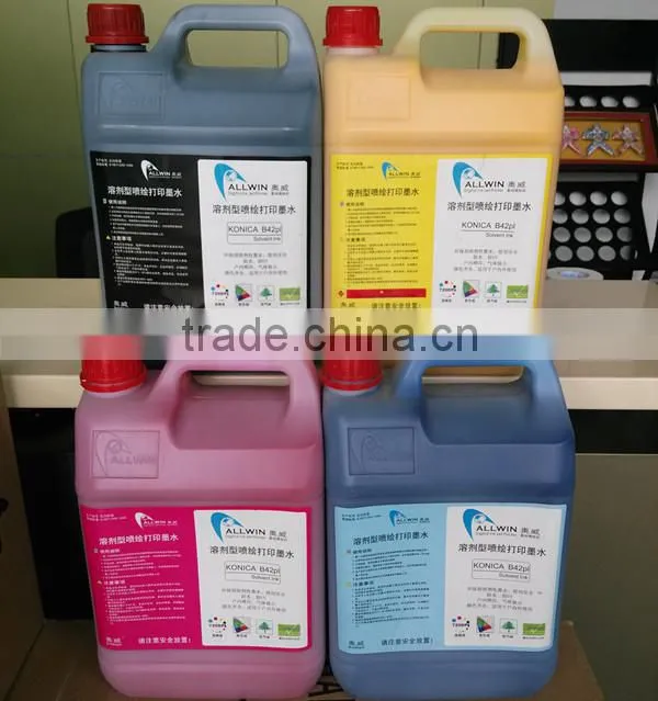 High quality original konica512 14pl 42pl solvent ink