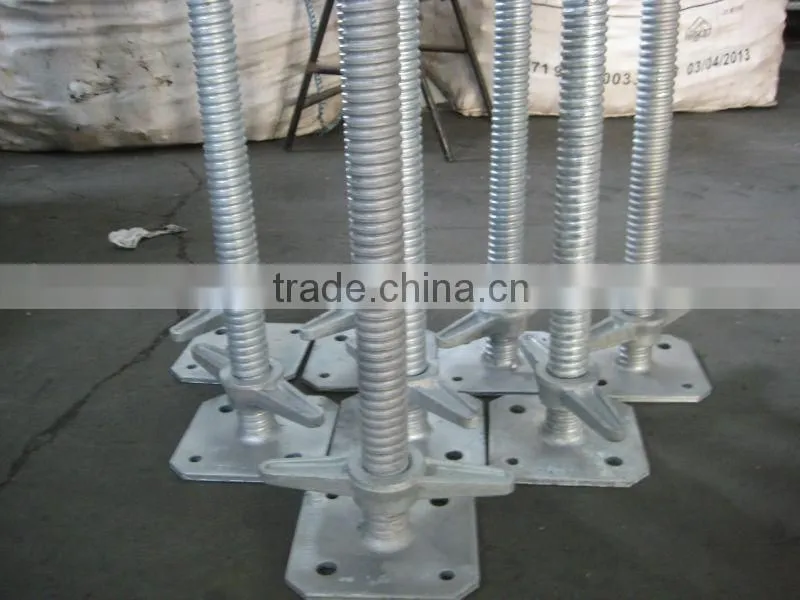Q345 Scaffolding base Jack 38mmD*760mmL