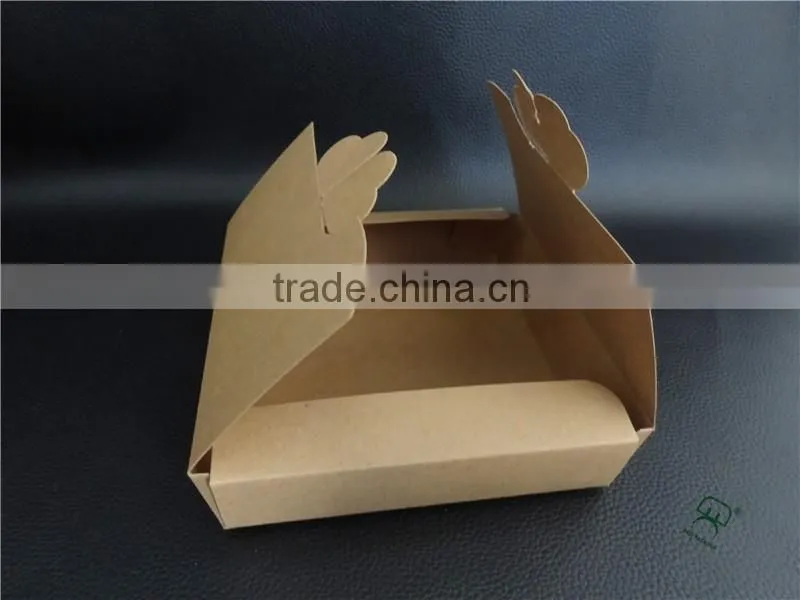 Simple design small empty kraft gift box
