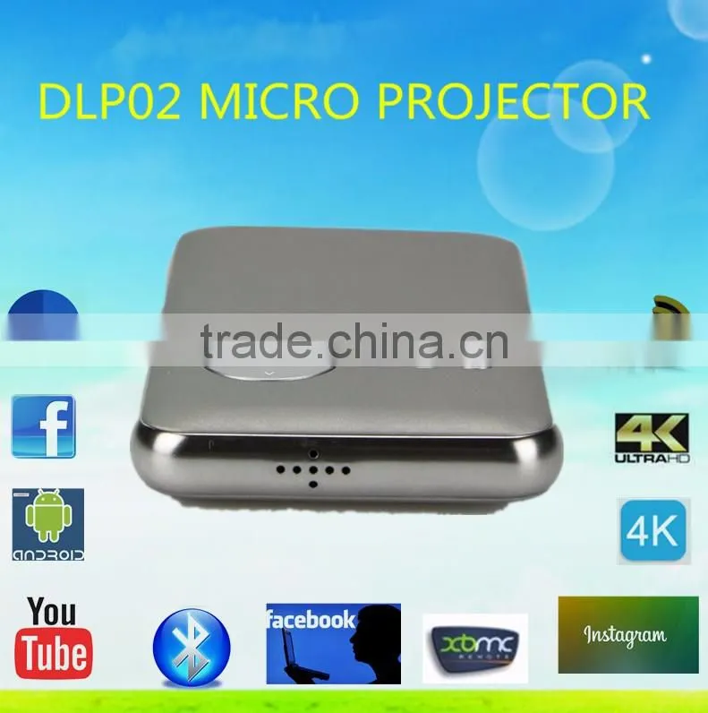 High quality ,good sale .Mini DLP 02 projector with power bank case ,Experience the cinema at home