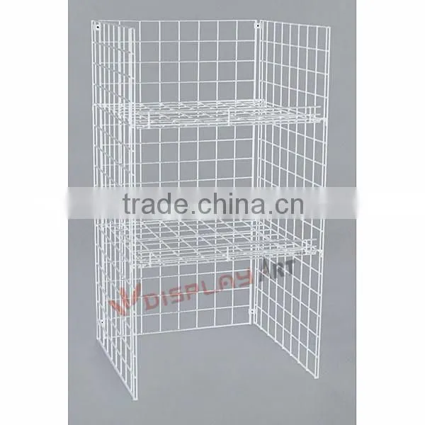 Wire display shelf rack