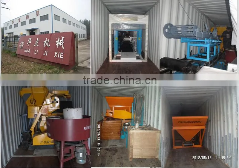 QT8-15 automatic concrete brick making machine for sale