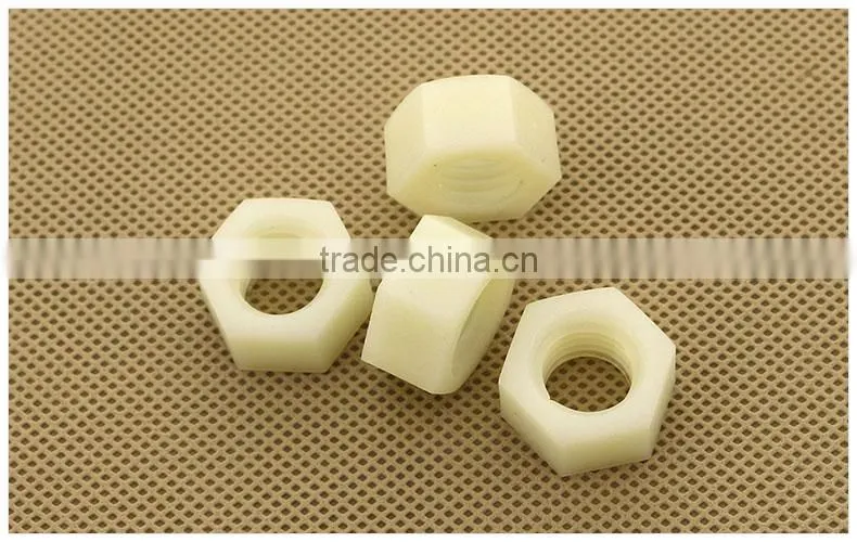 M1-M30 Nylon nuts,plastic hex nut