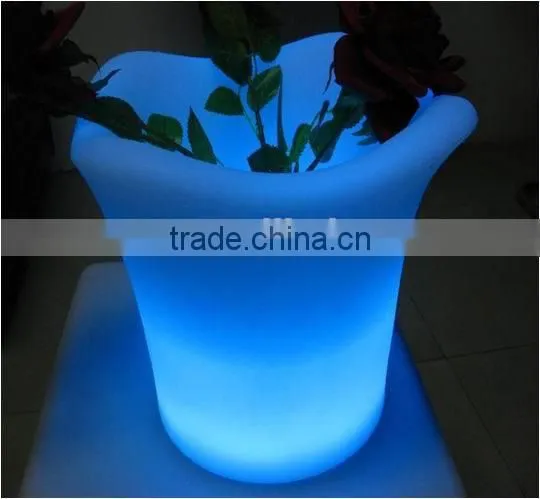 wholesale, flashing Plastic Ice Bucket With Remote control