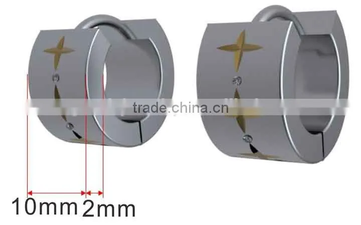 Earring setting without stone