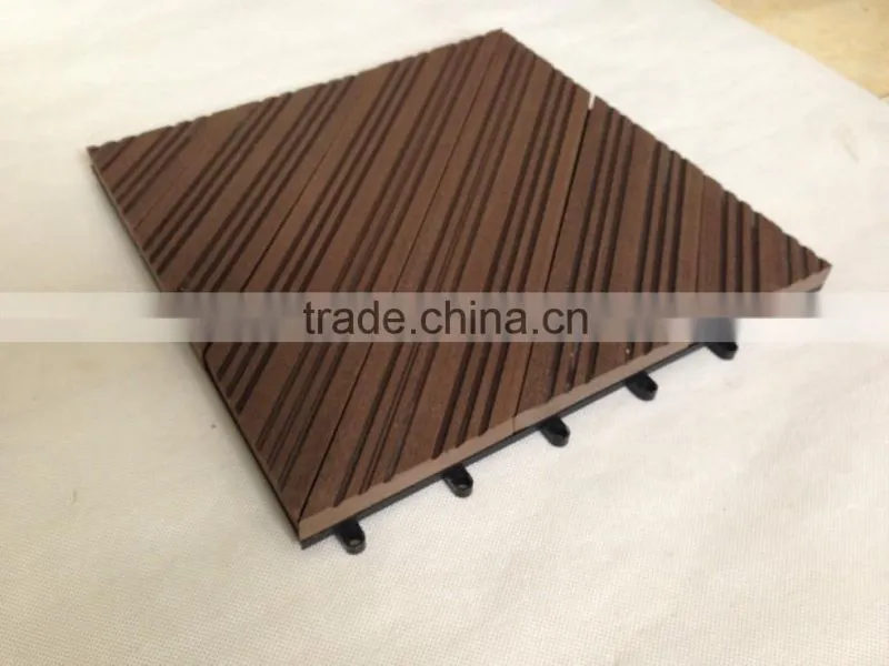 30x30 wpc wood plastic composite tiles