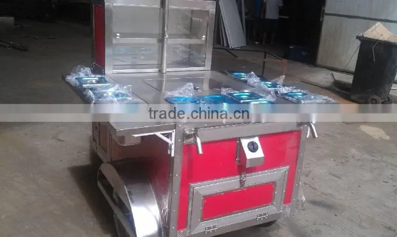 Yieson High Quality fast food cart mobile coffee cart mobile field kitchen YS-HD105