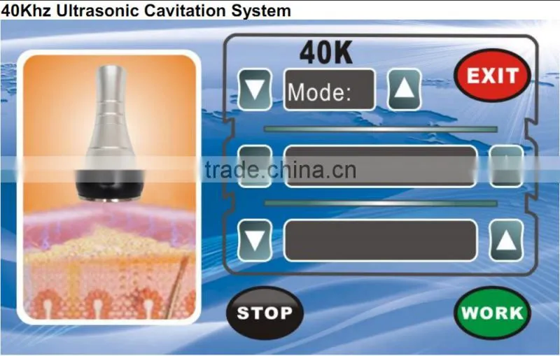 portable Laser+Cavitation+RF+Vacuum cavitation slimming machine