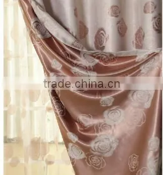 customized window curtain fabric, jacquard fabirc 038 fire retardant blackout fabric for bedroom