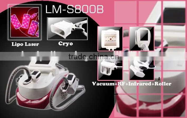2014 Full Featured Body Slim Vacuum Roller Massage Laser Shock Wave Therapy Equipment