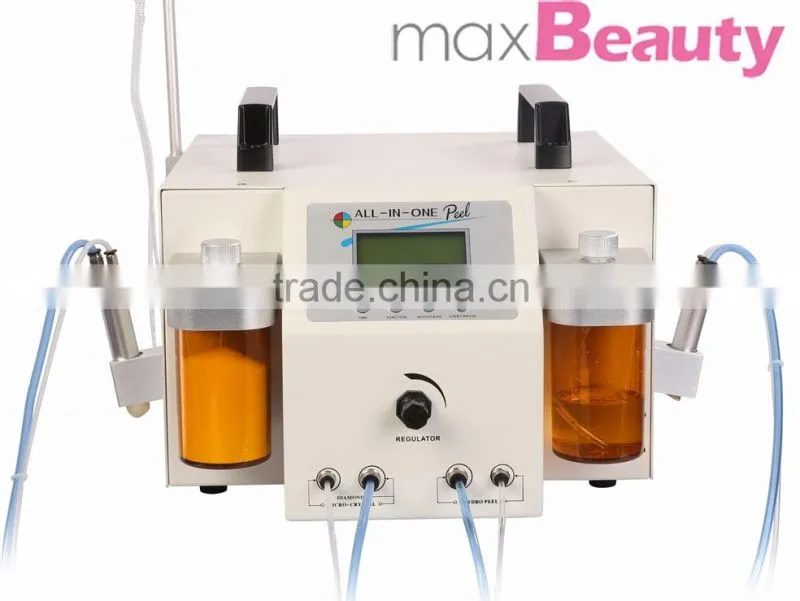 Multifunctional 4 in 1 Crystal diamond dermabrasion jet peel beauty machine water oxygen