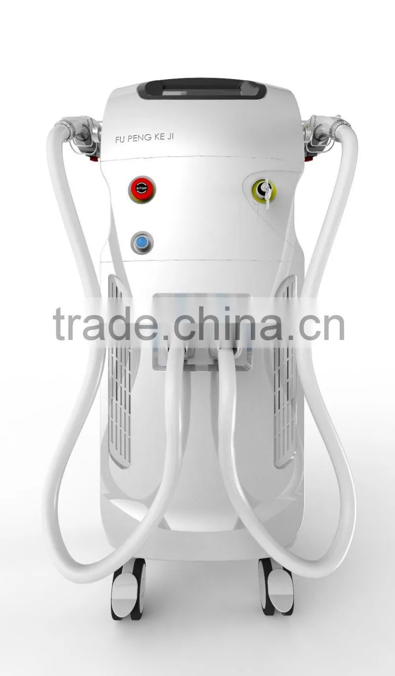Professional multufunction three in one beauty machine: E-light+SHR+IPL