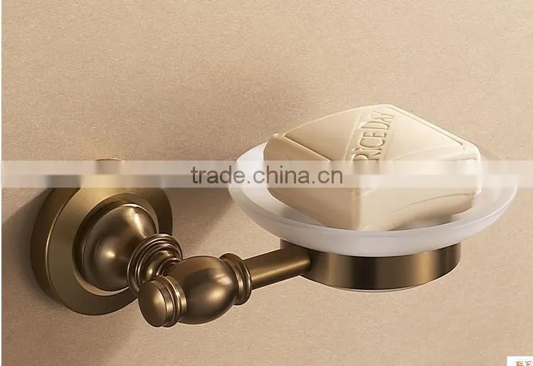Bathroom Shower Set Refined Copper Golden Finish Towel Ring rack