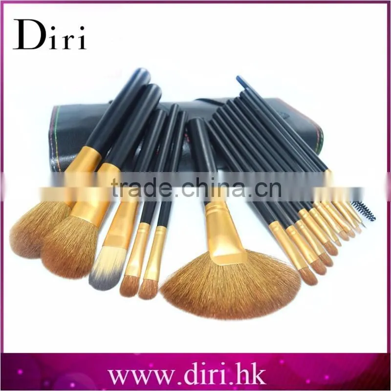 high quality synthetic hair makeup brush 16pcs set