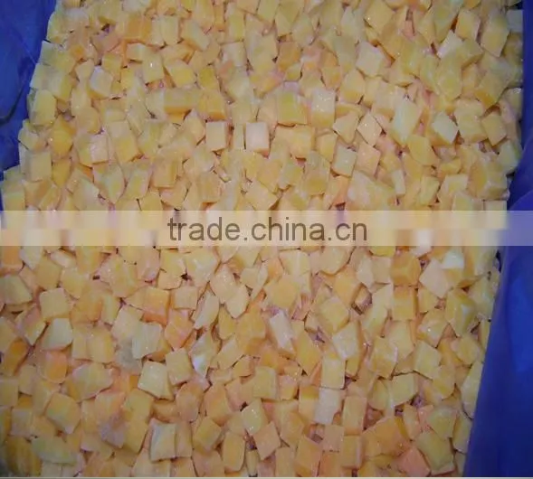 Frozen pumpkin Peeled Organic IQF frozen pumpkin price from China