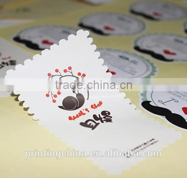 Excellent quality custom printed manufacturer paper sticker with CE certificate