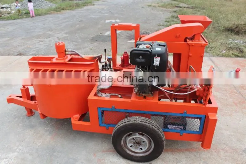 China product QM4-45 diesel movable cement solid brick laying equipment price list for sale in Tanzania block machine