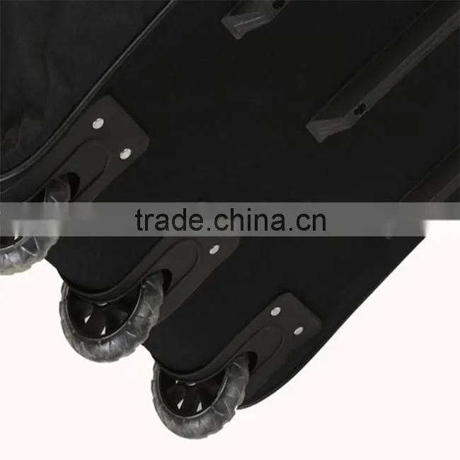 40 Inch black fashion vintage style luggage