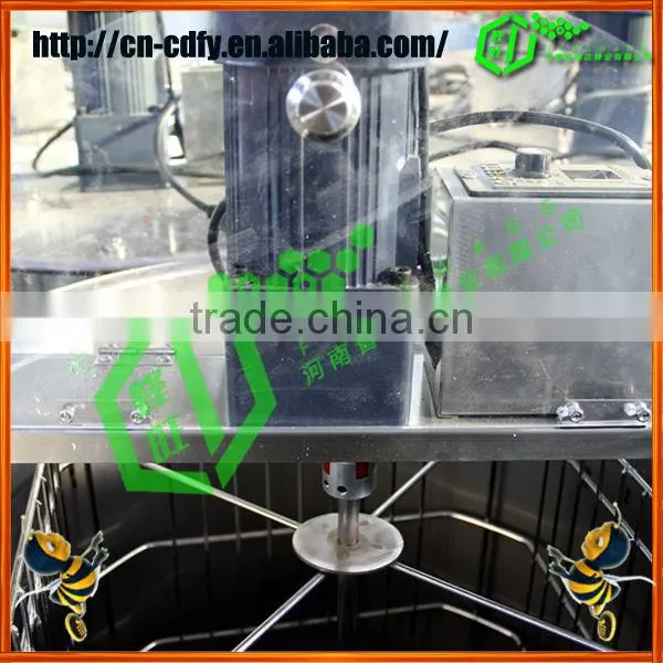 Auto start-stop devices 4 frames electric honey extractor/honey processing equipment