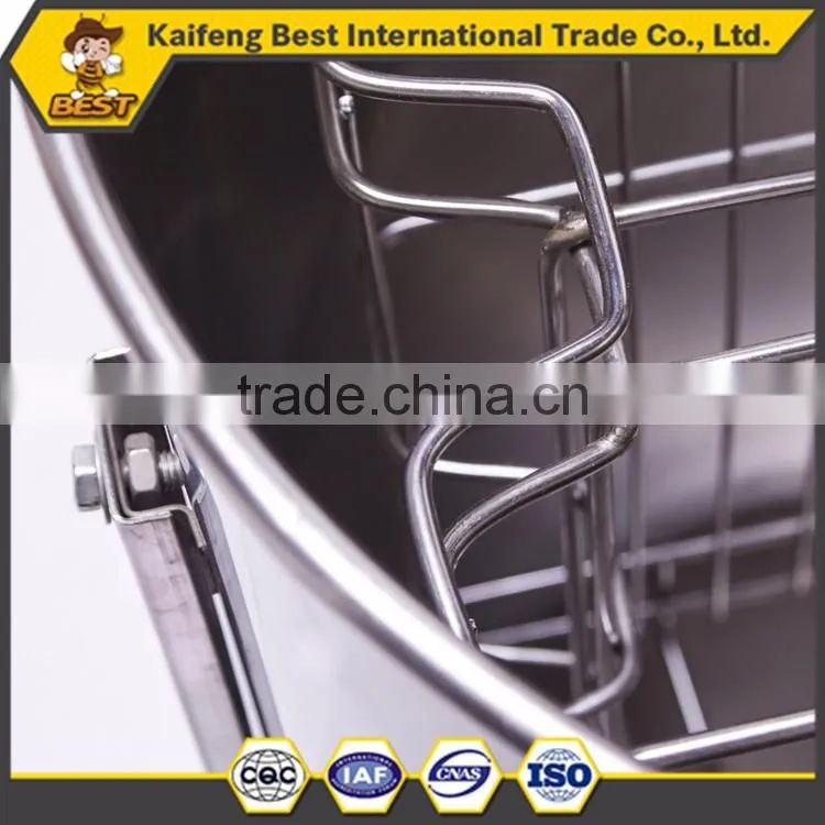 New design stainless steel 2 frames manual honey extractor
