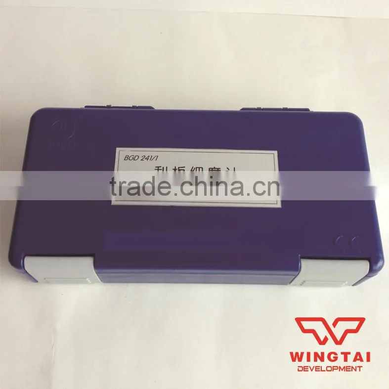 Stainless Steel Single Groove Fineness Griding Gauge
