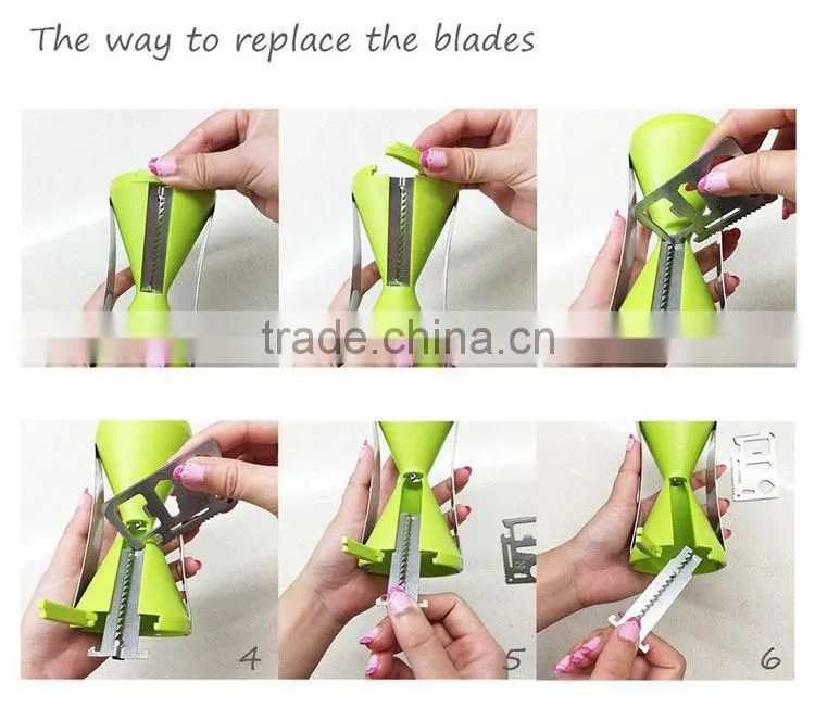 4-Blade Spiral Vegetable Slicer