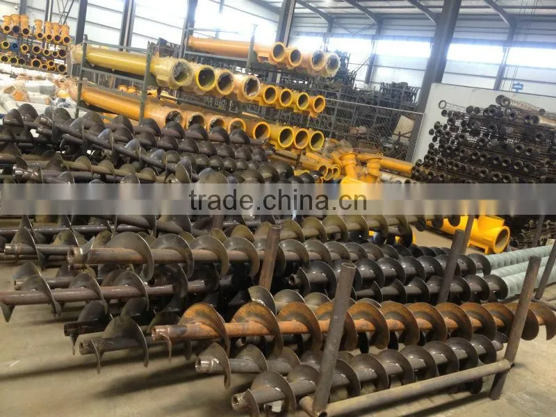 cement screw conveyors concrete plant brick making line for cement transfer 219mm* 12m